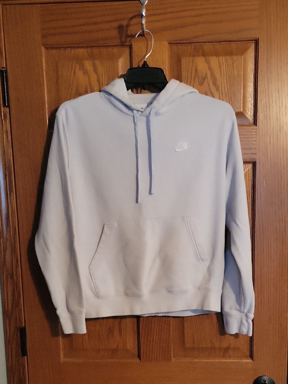Nike Light Blue Hooded Pullover Sweatshirt